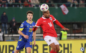 Foto: Nogometni savez BiH / Austrija - Bosna i Hercegovina