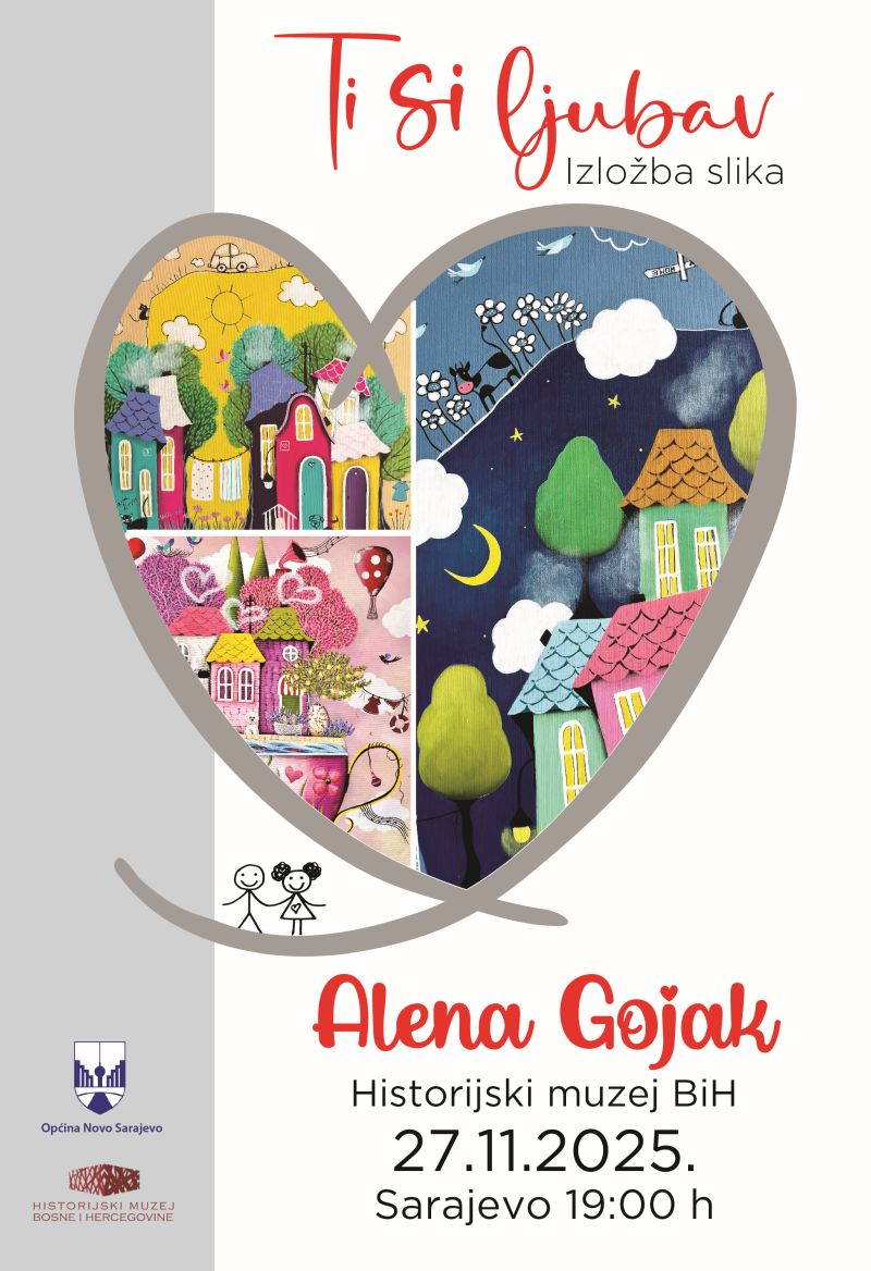 Najava izložbe Alene Gojak