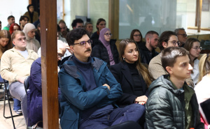 Foto: Dž.K. / Radiosarajevo.ba / Predavanje 'Tragovima boga Mitre' u Sarajevu