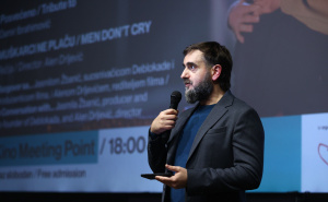 Foto: Dž. K. / Radiosarajevo.ba / Filmom "Muškarci ne plaču" počeo program  "Suočavanje s prošlošću"