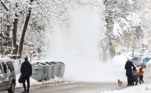 Foto: Dž. K. / Radiosarajevo.ba / Snijeg na Vilsonovom šetalištu