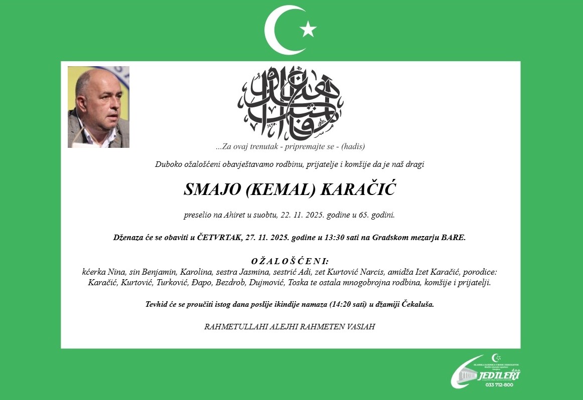 Smrtovnica Smaji Karčiću