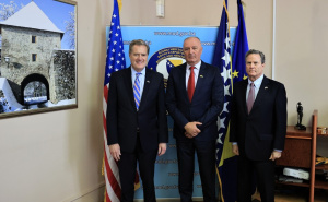 Foto: Ministarstvo odbrane BiH / Delegacija SAD-a u posjeti Ministarstvu odbrane BiH