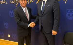 Foto: Kabinet Denisa Bećirovića / Bećirović razgovarao s američkim kongresmenima Turnerom i Norcrossom