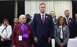 Foto: Dž. K. / Radiosarajevo.ba / Munira Subašić i Denis Bećirović