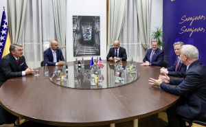 Foto: Predsjedništvo BiH / Željko Komšić i Mike Turner