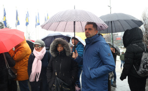 Foto: Dž. K. / Radiosarajevo.ba / Protest za spas BHRT-a