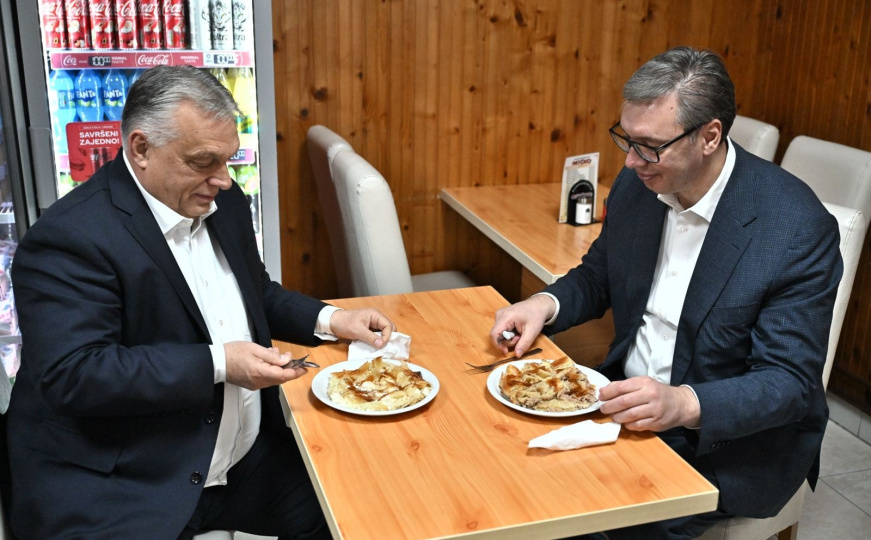 Viktor Orban i Aleksandar Vučić otišli na burek