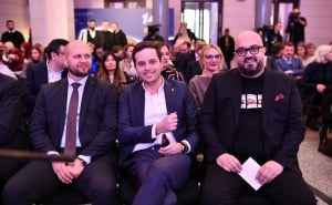 Foto: A.K./Radiosarajevo.ba / Elvedin Okerić, Nihad Uk i Adnan Šteta