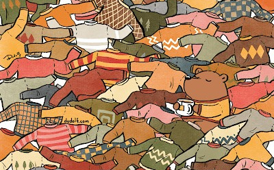 Pronađite čarape u gomili džempera