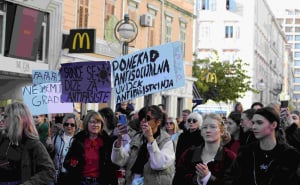 Foto: Goran Kovačić/Pixsell / Širom Hrvatske antifašistički marševi - Rijeka