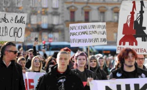 Foto: Goran Kovačić/Pixsell / Širom Hrvatske antifašistički marševi - Rijeka
