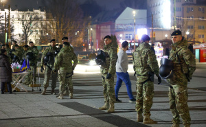 Foto: Dž. K. / Radiosarajevo.ba / Velike policijske snage na Skenderiji
