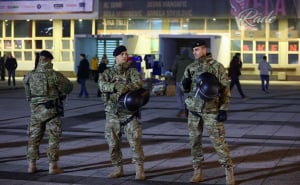 Foto: Dž. K. / Radiosarajevo.ba / Velike policijske snage na Skenderiji