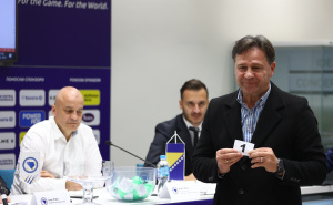 Foto: Dž.K. / Radiosarajevo.ba / Žrijebanje parova 1/8 i 1/4 finala Kupa Bosne i Hercegovine