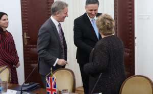 Foto: Kabinet Denisa Bećirovića / Bećirović razgovarao s članovima Odbora za vanjske poslove Parlamenta UK