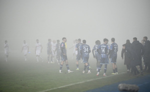 Foto: A. K. / Radiosarajevo.ba / Magla prekinula utakmicu na Grbavici
