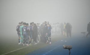 Foto: A. K. / Radiosarajevo.ba / Magla prekinula utakmicu na Grbavici