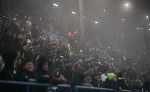 Foto: A. K. / Radiosarajevo.ba / Magla prekinula utakmicu na Grbavici