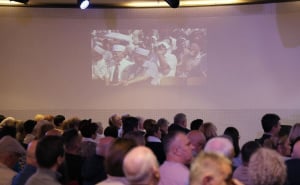 Foto: E. L. / Radiosarajevo.ba / Knjiga "Stolac – prešućeni zločin" promovisana u Memorijalnom centru Sarajevo