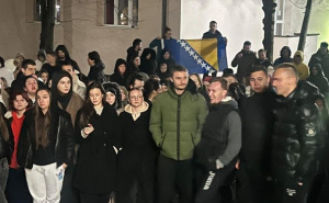 Foto: Istraga.ba / Studenti doma Bjelave izašli na ulicu