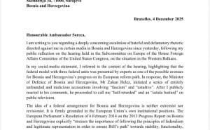 Foto: X.com / Željana Zovko, pismo