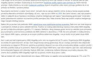 Foto: Printscreen / Reddit r/BiH objasnio šta se dešavalo