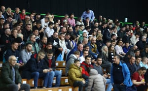 Foto: Dž. K. / Radiosarajevo.ba / Sjajna atmosfera u Zetri pred duel Bosne i Crvene zvezde