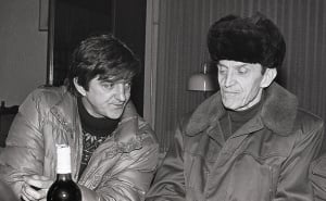 Foto: Milomir Kovačević Strašni / Mirza Delibašić s ocem Izetom