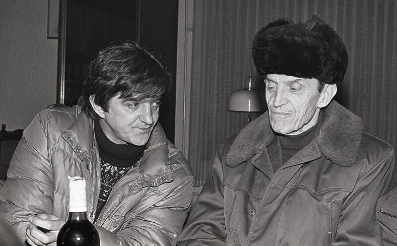 Mirza Delibašić s ocem Izetom