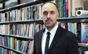 Foto: E. L. / Radiosarajevo.ba / Predstavljen udžbenik "Bosnian Language for Non-Native Speakers A1/A2 nivo" autora dr. Jasmina Hasića