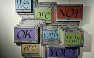 Foto: Dž. K. / Radiosarajevo.ba / Izložba "Nama nije ovo ok, a vama?"