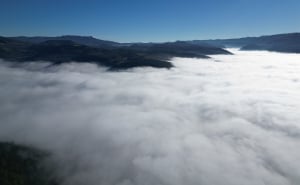 Foto: A. K. / Radiosarajevo.ba / Magla iznad Sarajeva