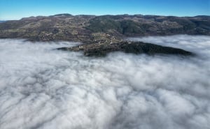 Foto: A. K. / Radiosarajevo.ba / Magla iznad Sarajeva