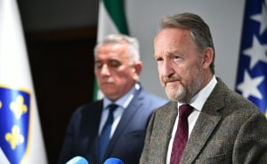 Foto: A.K./Radiosarajevo.ba / Šerif Špago i Bakir Izetbegović