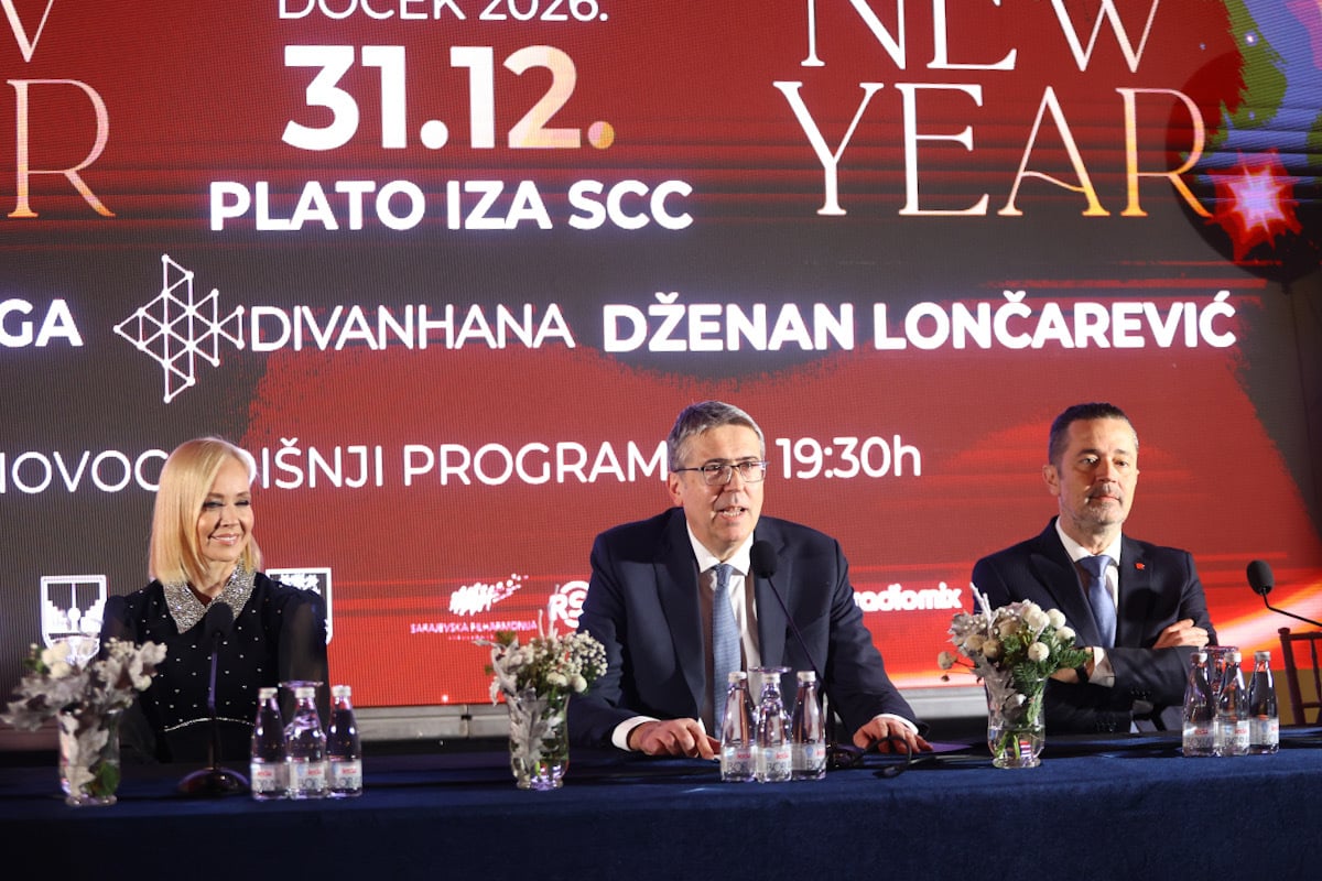 Press povodom javnog dočeka Nove godine u Sarajevu