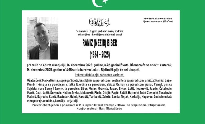 Smrtovnica Ramiza Bibera