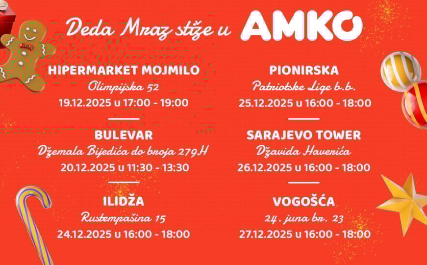 Čarolija praznika u Amko marketima