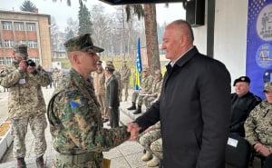 Foto: MO BiH / Promocija oficira i podoficira OS BiH