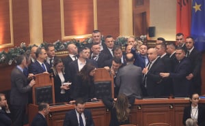 Foto: AA / Haos u skupštini Albanije