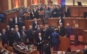 Foto: AA / Haos u skupštini Albanije