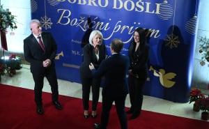 Foto: N. G. / Radiosarajevo.ba / Božićni prijem kod Borjane Krišto