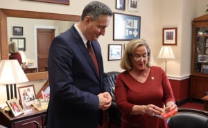 Foto: Predsjedništvo BiH / Denis Bećirović s Ann Wagner