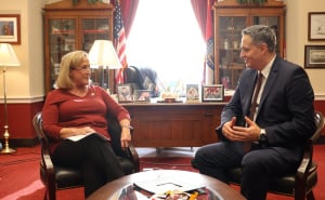 Foto: Predsjedništvo BiH / Denis Bećirović s Ann Wagner