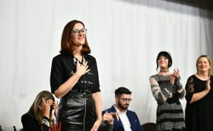 Foto: A. K. / Radiosarajevo.ba / Promocija romana "Prenijet ću te preko Praga"