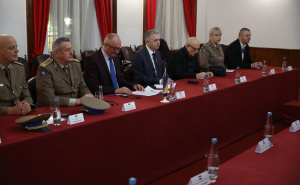 Foto: A. K. / Radiosarajevo.ba / Helez primio nizozemskog ministra odbrane Rubena Brekelmansa