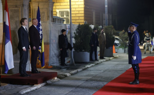 Foto: A. K. / Radiosarajevo.ba / Helez primio nizozemskog ministra odbrane Rubena Brekelmansa