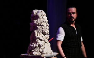 Foto: A. K. / Radiosarajevo.ba / Performans "Triptih" u Sarajevu