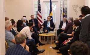 Foto: Facebook / Denis Bećirović s bh. dijasporom