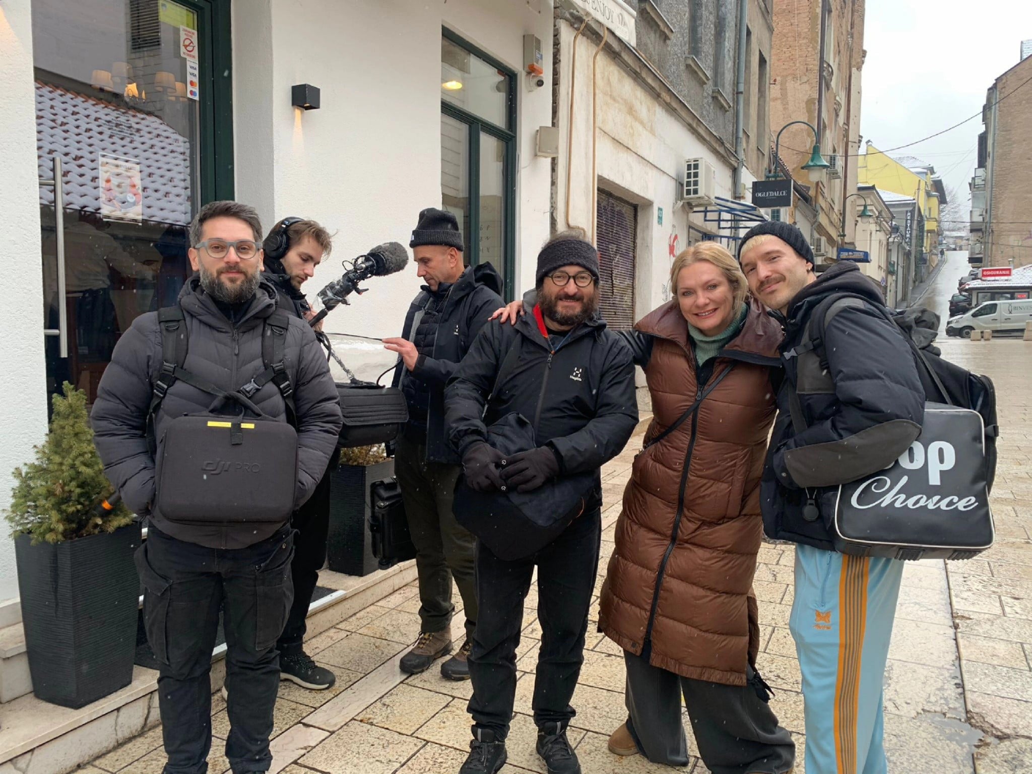 Sa snimanja dokumentarca Miss Sarajevo Returns